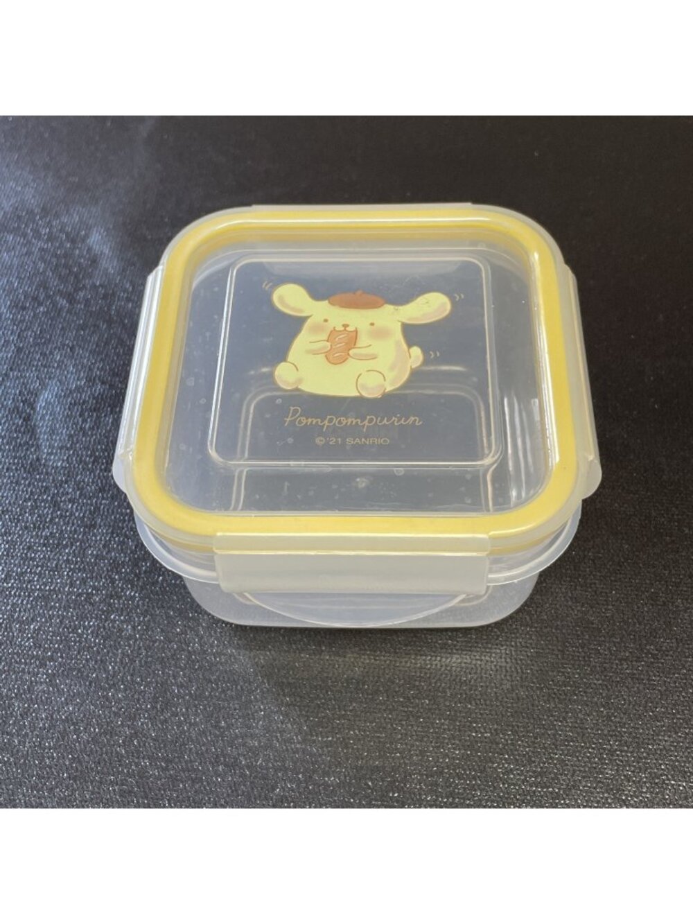 Pompompurin Sanrio food storage container Yellow Clear 2021